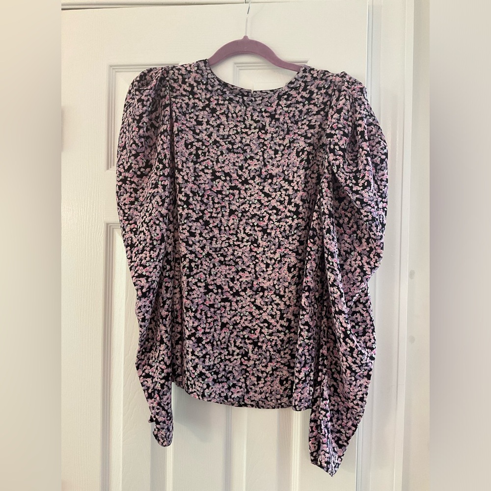 H&M Mini Floral Puff Sleeve Blouse